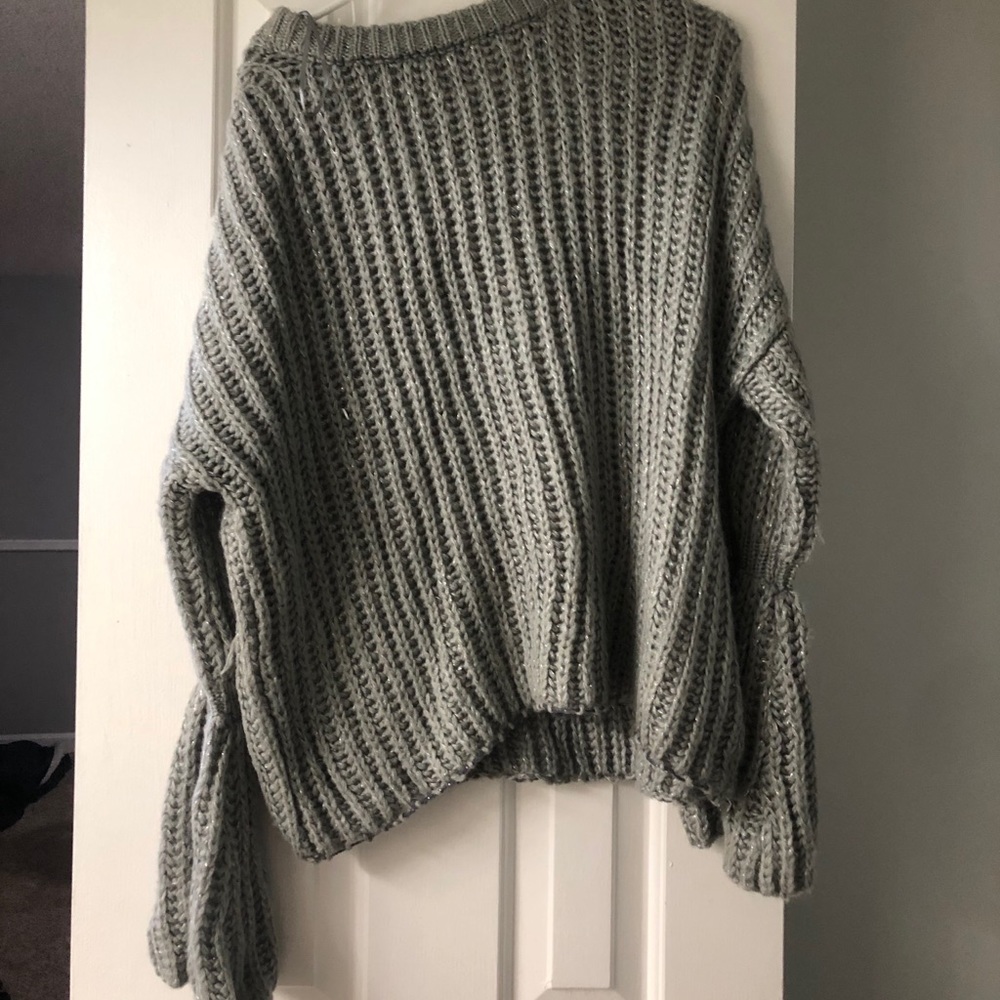 Gray sweater